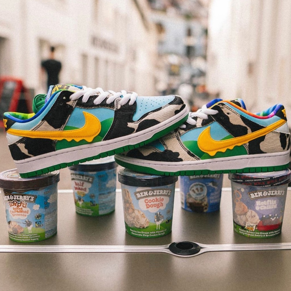 New Nike SB Ben & Jerry’s Chunky Dunky’s Size 9M - Picture 5 of 12